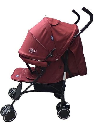 HAPPY KIDDO Baby crutch stroller- wine red